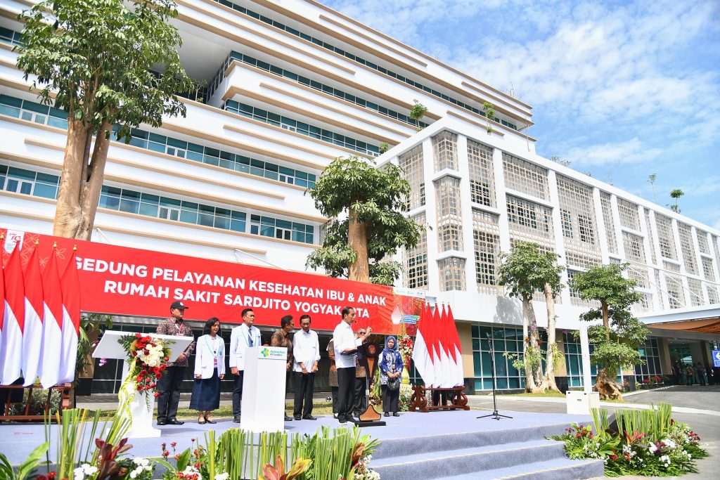Gedung Kesehatan Ibu dan Anak Terpadu Peresmian Gedung Kesehatan Ibu Dan Anak Oleh Presiden Jokowi